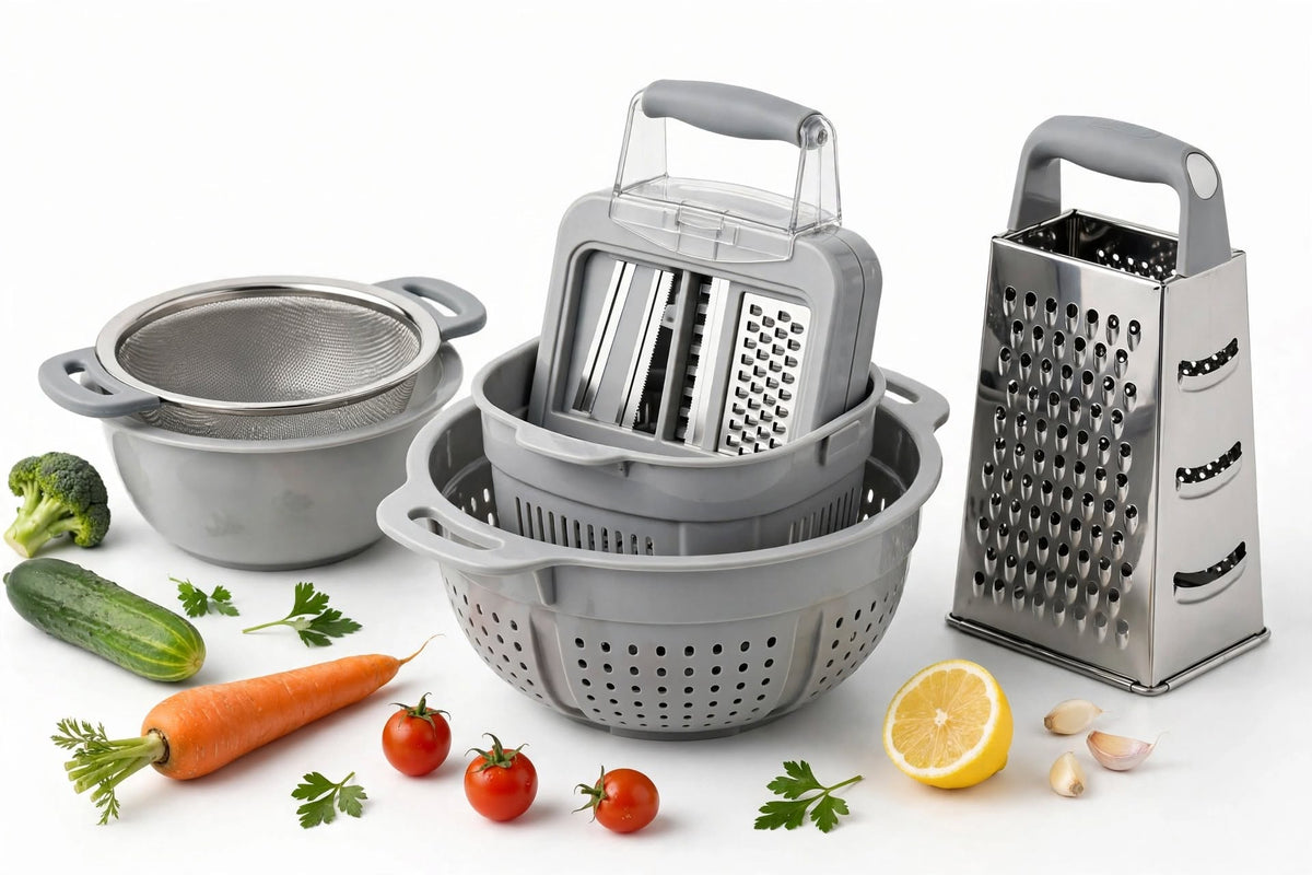 900ml Vegetable Cutter with Drain Basket