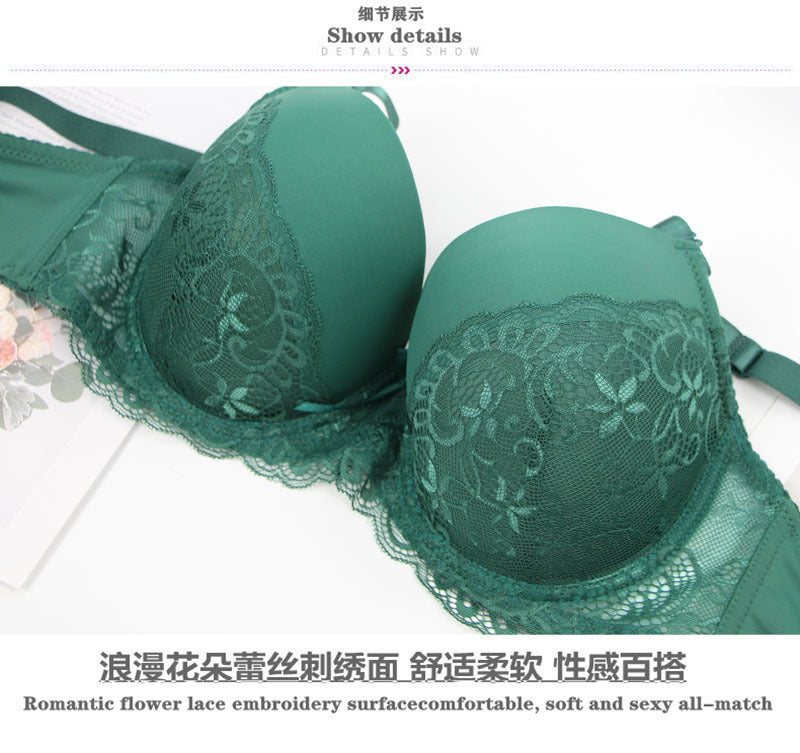 2026 Factory Direct Sales Foreign Trade European and American Lingerie Plus Size Sexy Bra Set Amazon Hot-Selling Dropshipping
