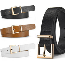 New Foreign Trade Hot-Selling I-Buckle Thin Belt for Women, Fashionable, High-End, Versatile Dress, Suit Decorative Belt
