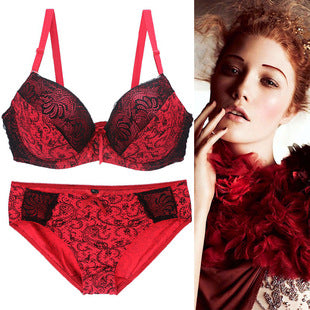 2026 Factory Direct Sales Foreign Trade European and American Lingerie Plus Size Sexy Bra Set Amazon Hot-Selling Dropshipping