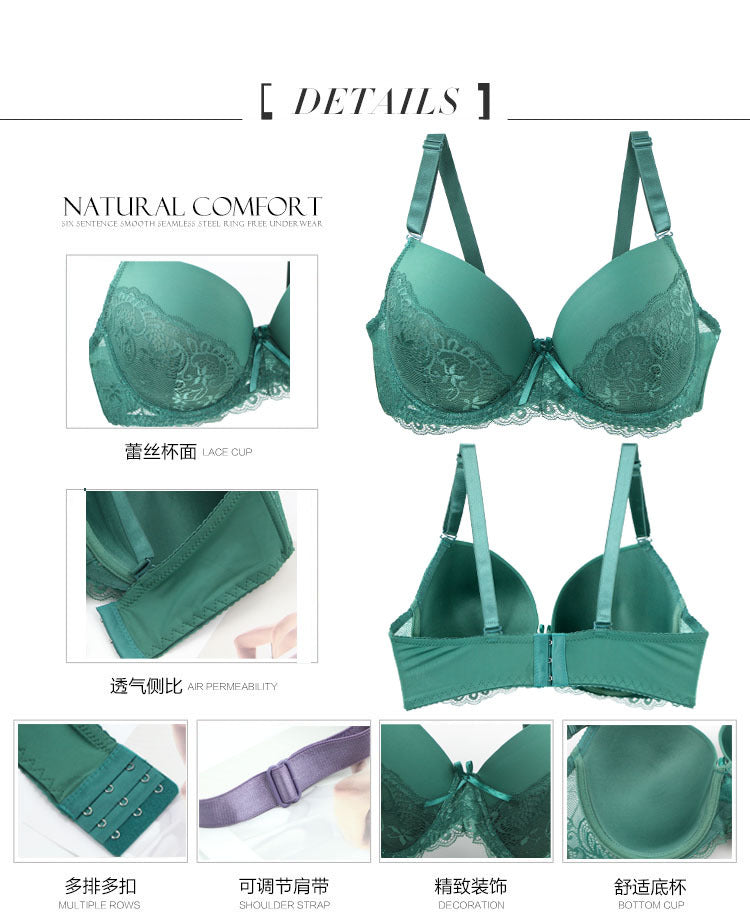 2026 Factory Direct Sales Foreign Trade European and American Lingerie Plus Size Sexy Bra Set Amazon Hot-Selling Dropshipping