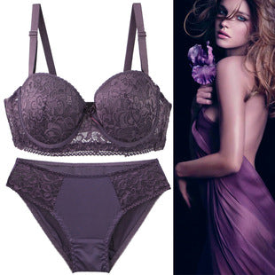 2026 Factory Direct Sales Foreign Trade European and American Lingerie Plus Size Sexy Bra Set Amazon Hot-Selling Dropshipping