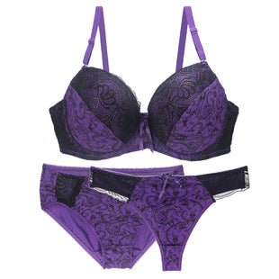 2026 Factory Direct Sales Foreign Trade European and American Lingerie Plus Size Sexy Bra Set Amazon Hot-Selling Dropshipping
