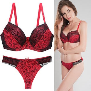 2026 Factory Direct Sales Foreign Trade European and American Lingerie Plus Size Sexy Bra Set Amazon Hot-Selling Dropshipping